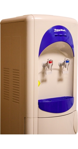 Кулер для воды с холодильником Aqua Work 28-L-B/B бежево-синий