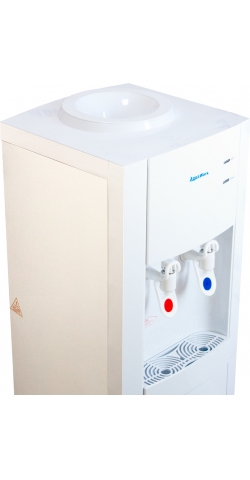 Кулер для воды напольный со шкафчиком Aqua Work V901 белый
