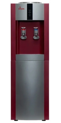 Кулер для воды c  APEXCOOL 16L/E Красный с серебром